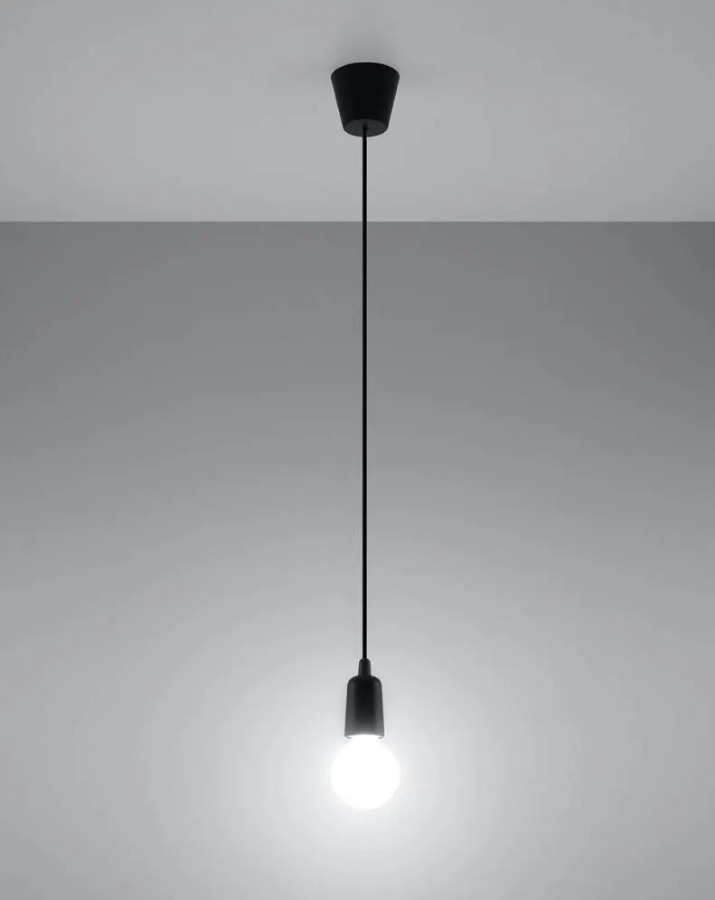 Lampa wisząca DIEGO 1 czarna | sklep MIRAT kolekcja diego