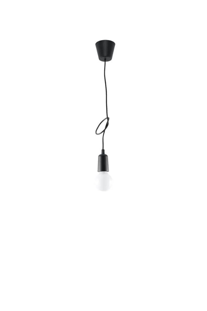 Lampa wisząca DIEGO 1 czarna | sklep MIRAT kolekcja diego
