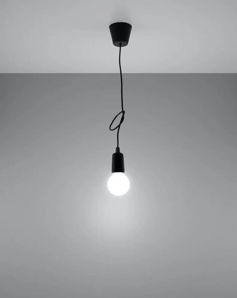 Lampa wisząca DIEGO 1 czarna | sklep MIRAT kolekcja diego