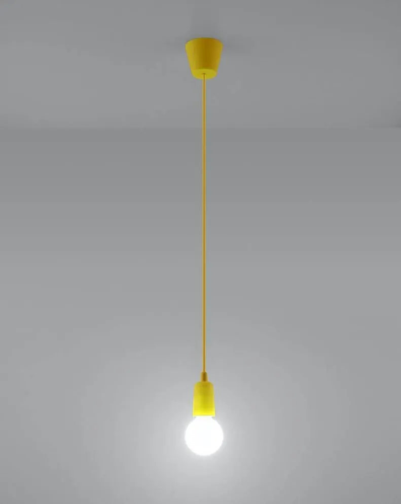 Lampa wisząca DIEGO 1 żółta | sklep MIRAT kolekcja diego