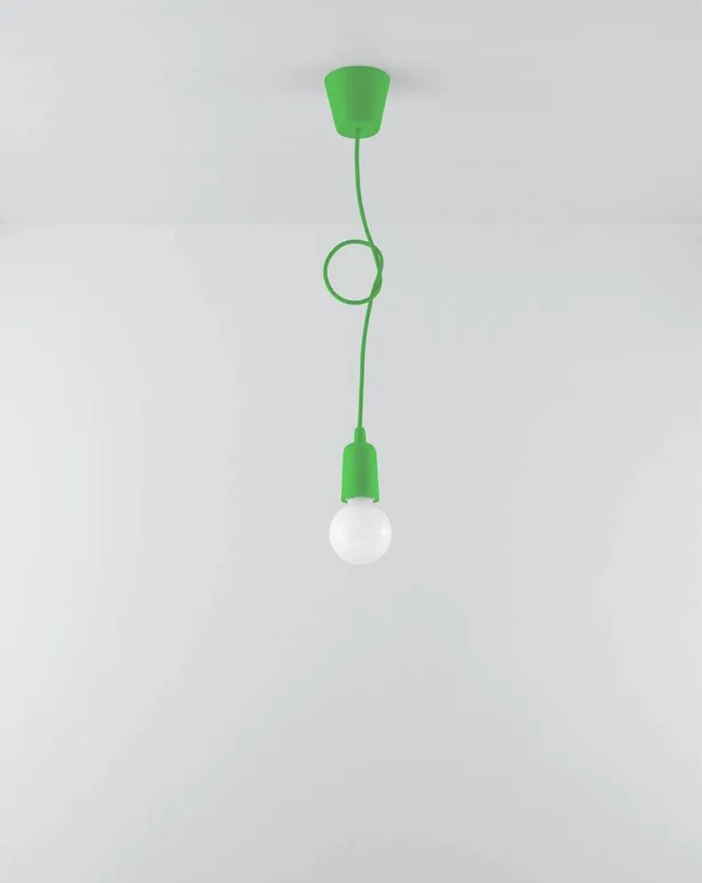 Lampa wisząca DIEGO 1 zielony | sklep MIRAT kolekcja diego