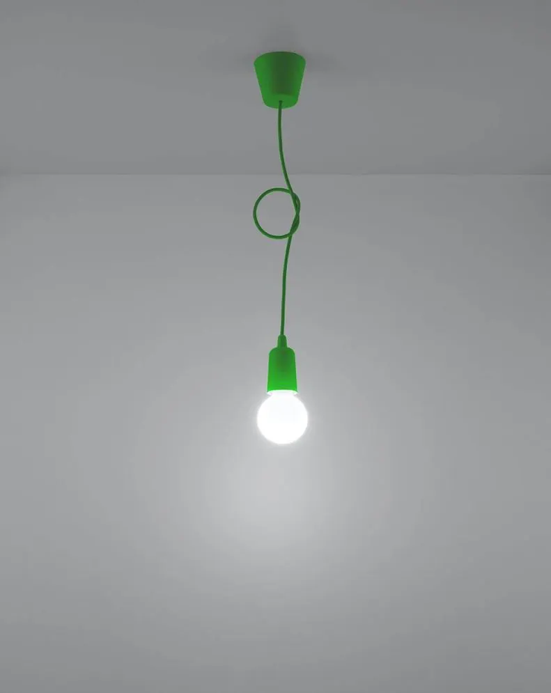Lampa wisząca DIEGO 1 zielony | sklep MIRAT kolekcja diego