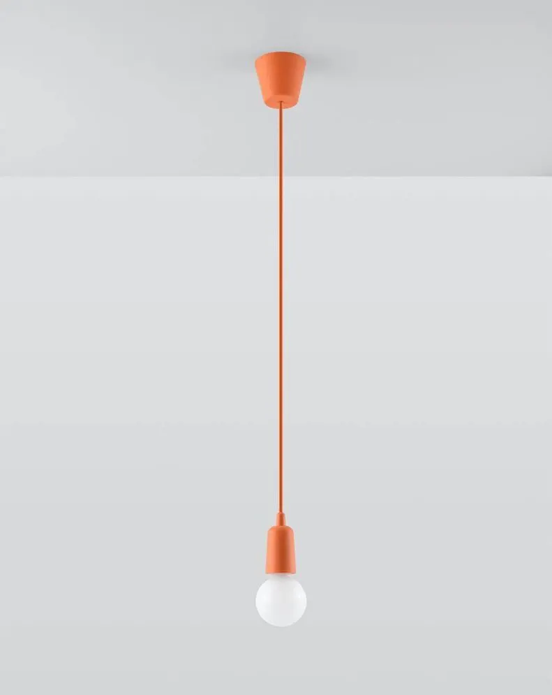 Lampa wisząca DIEGO 1 pomarańczowy | sklep MIRAT kolekcja diego