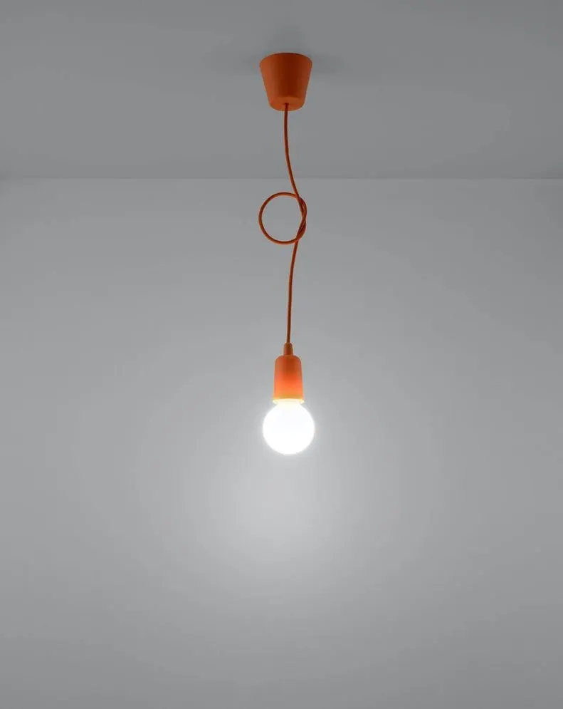 Lampa wisząca DIEGO 1 pomarańczowy | sklep MIRAT kolekcja diego