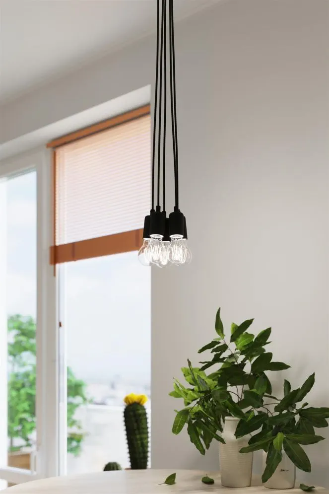 Lampa wisząca DIEGO 5 czarna | sklep MIRAT kolekcja diego