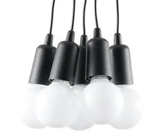 Lampa wisząca DIEGO 5 czarna | sklep MIRAT kolekcja diego