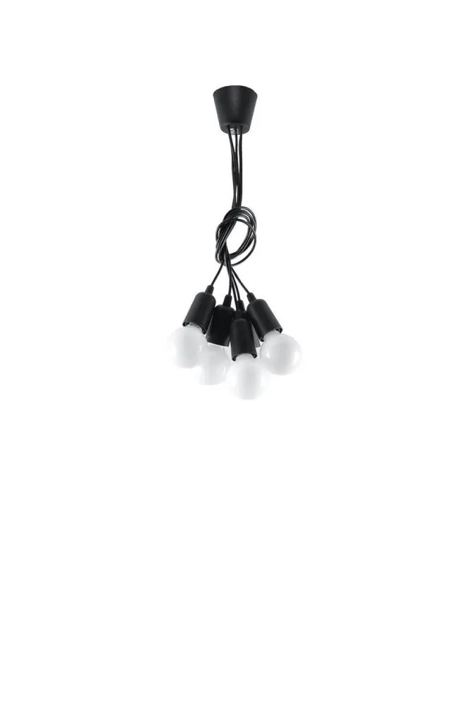 Lampa wisząca DIEGO 5 czarna | sklep MIRAT kolekcja diego