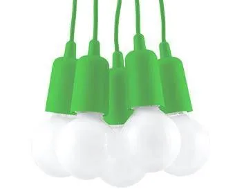 Lampa wisząca DIEGO 5 zielony | sklep MIRAT  kolekcja diego