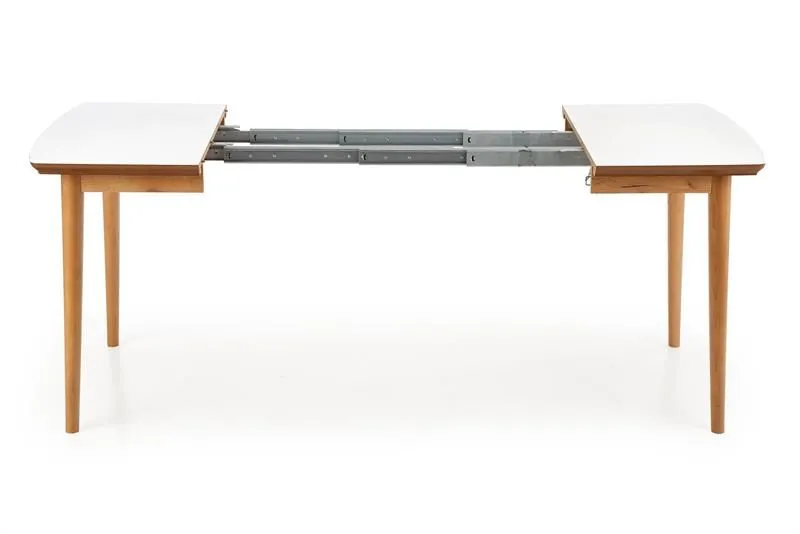 Stół BARRET 90(190)x80 biały rozkładany w stylu skandynawskim | MIRAT. w stylu SKANDYNAWSKI kolekcja
