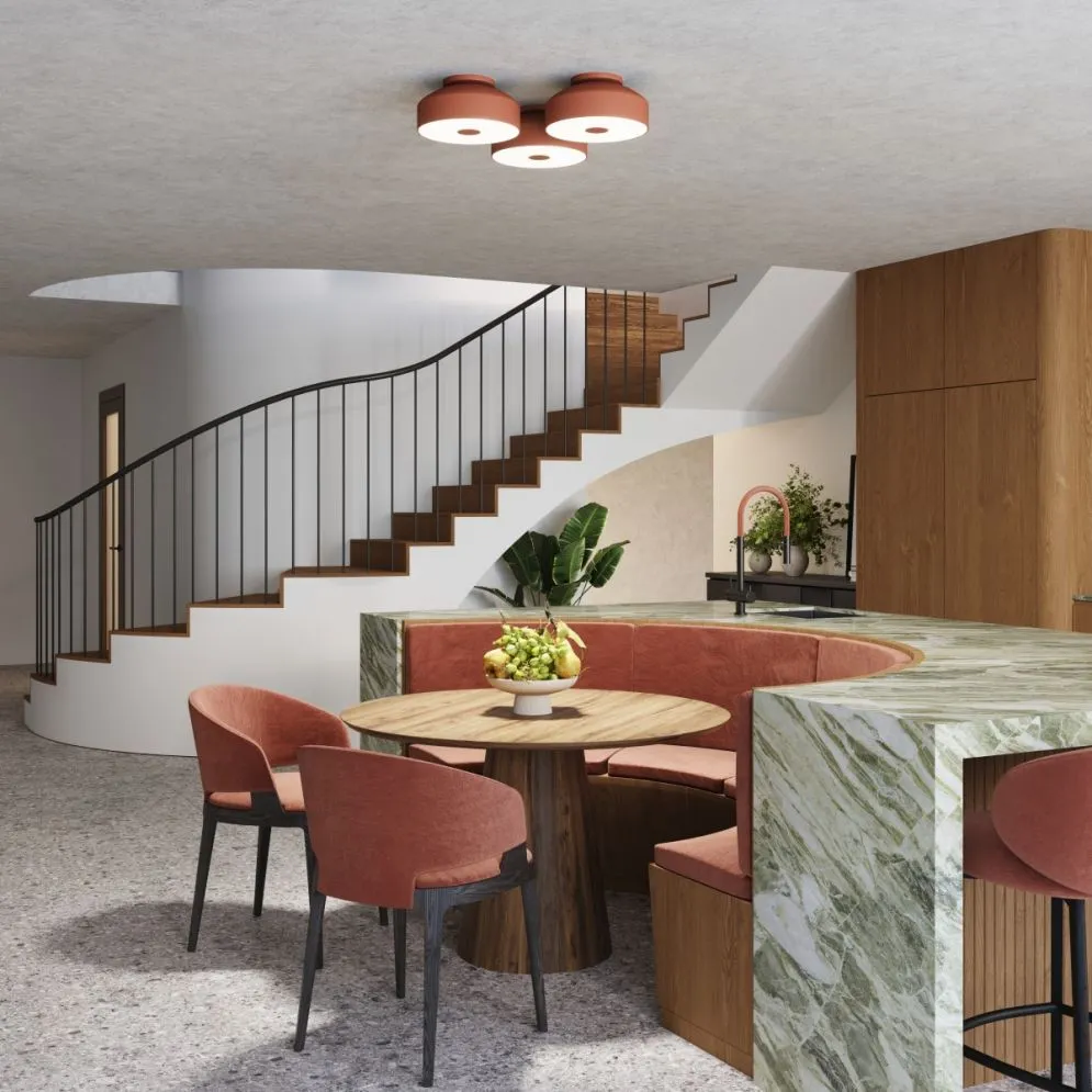 Plafon OMIQ ochra czerwona | sklep MIRAT  kolekcja omiq