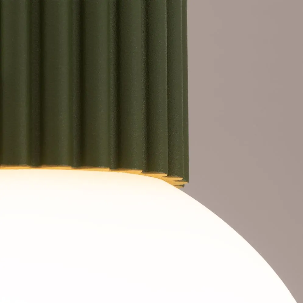 Plafon HALO zielony oliwkowy IP44 | sklep MIRAT kolekcja halo