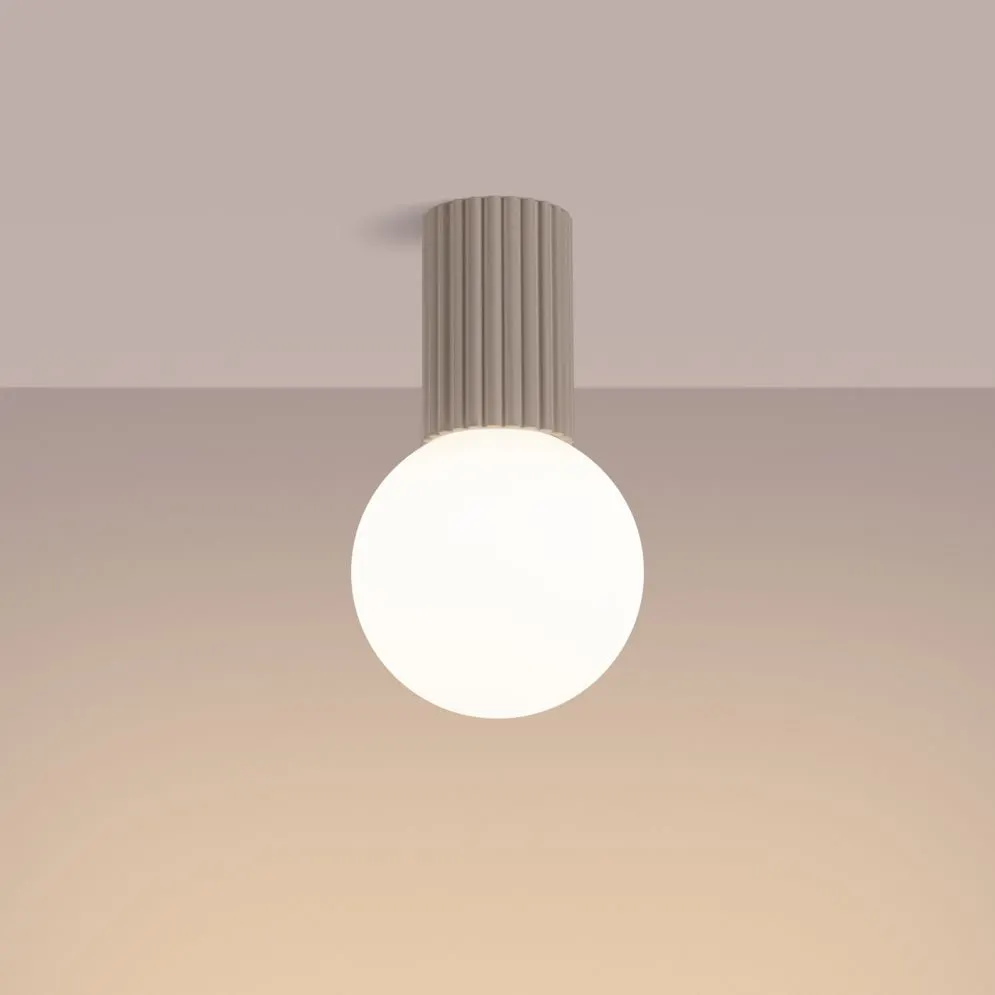 Plafon HALO taupe IP44 | sklep MIRAT kolekcja halo