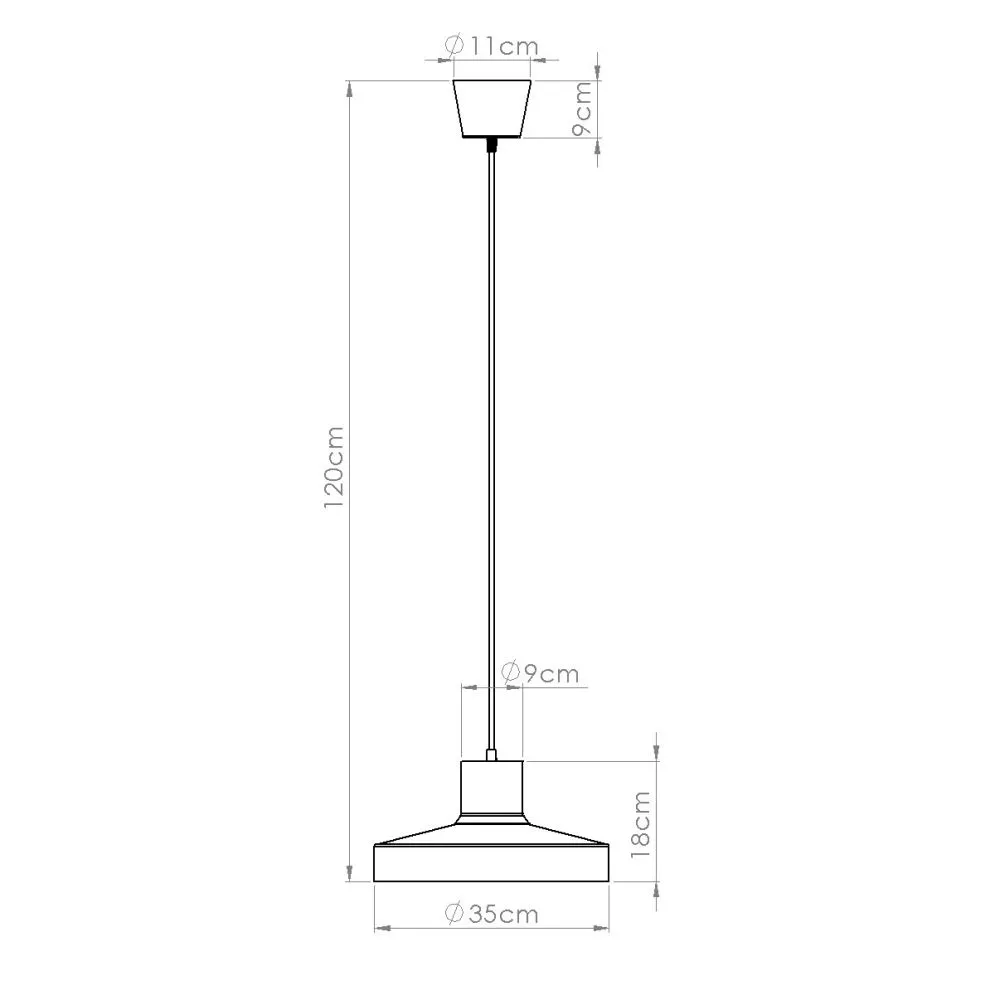 Lampa wisząca BILO czarna | sklep MIRAT  kolekcja bilo