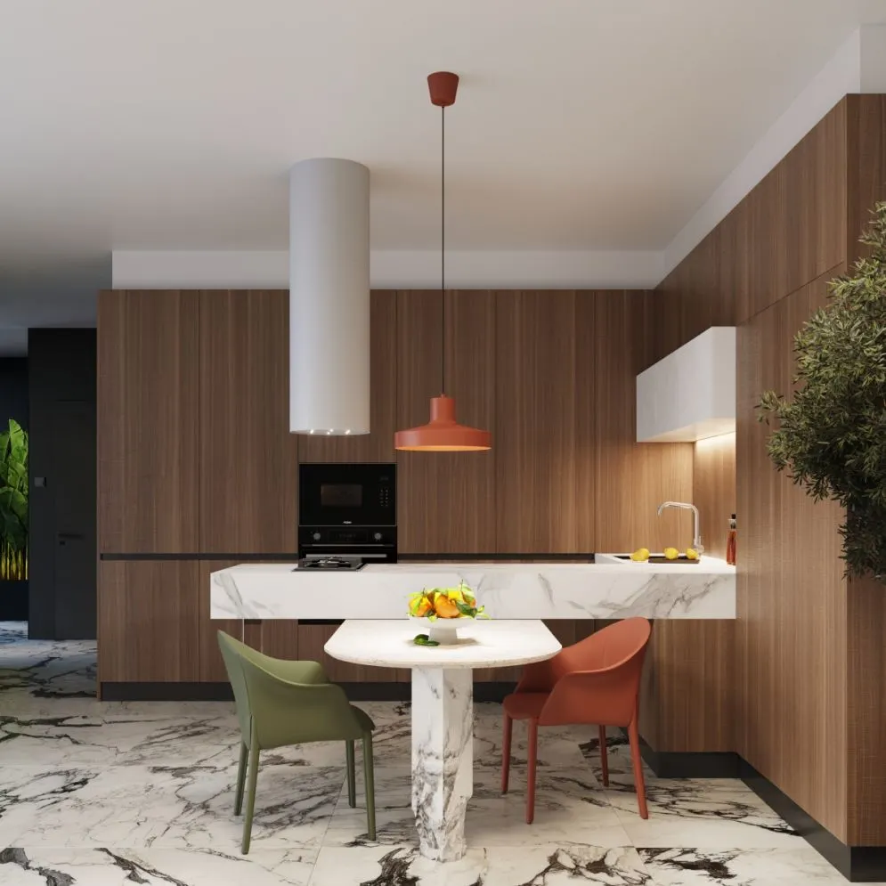 Lampa wisząca BILO ochra czerwona | sklep MIRAT  kolekcja bilo