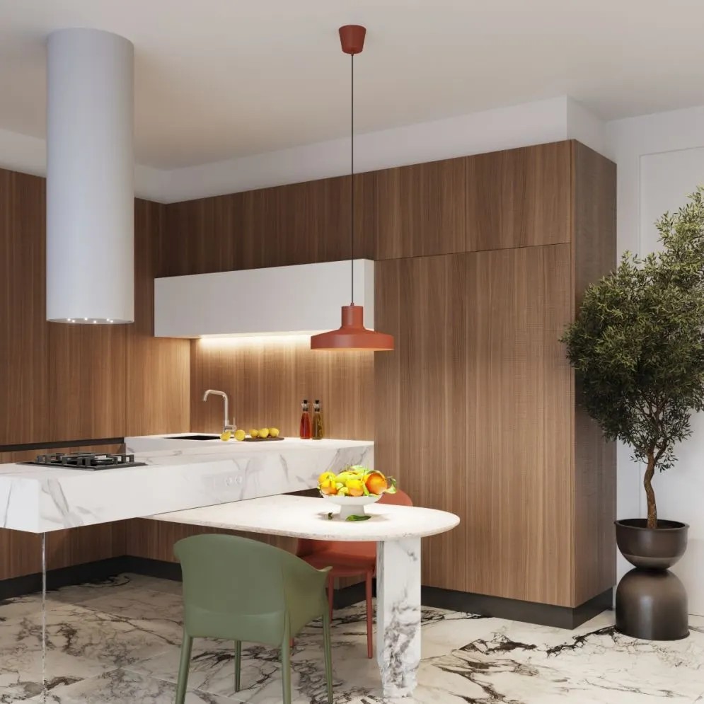 Lampa wisząca BILO ochra czerwona | sklep MIRAT  kolekcja bilo