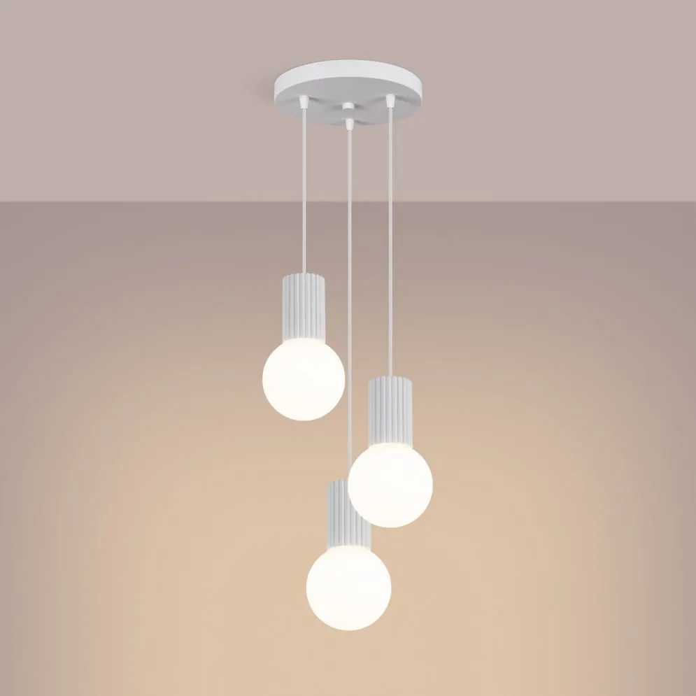Lampa wisząca HALO 3P biała | sklep MIRAT  kolekcja halo