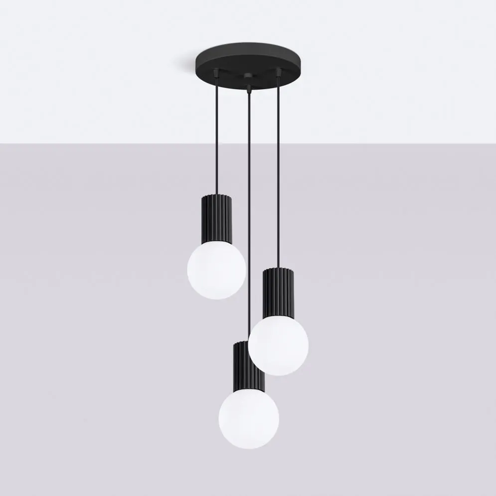 Lampa wisząca HALO 3P czarna | sklep MIRAT  kolekcja halo