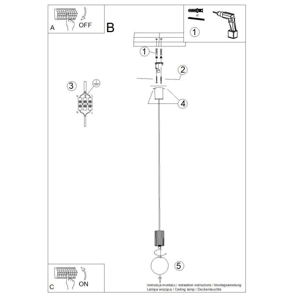 Lampa wisząca HALO 1 beżowa | sklep MIRAT  kolekcja halo