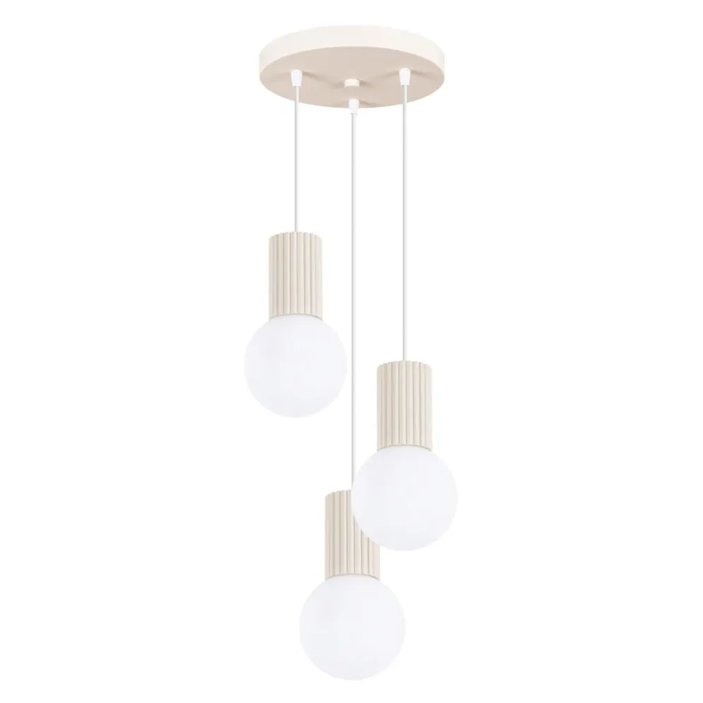 Lampa wisząca HALO 3P beżowa | sklep MIRAT  kolekcja halo