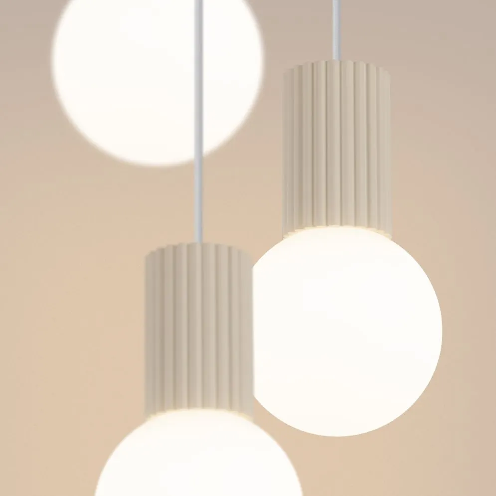 Lampa wisząca HALO 3P beżowa | sklep MIRAT  kolekcja halo