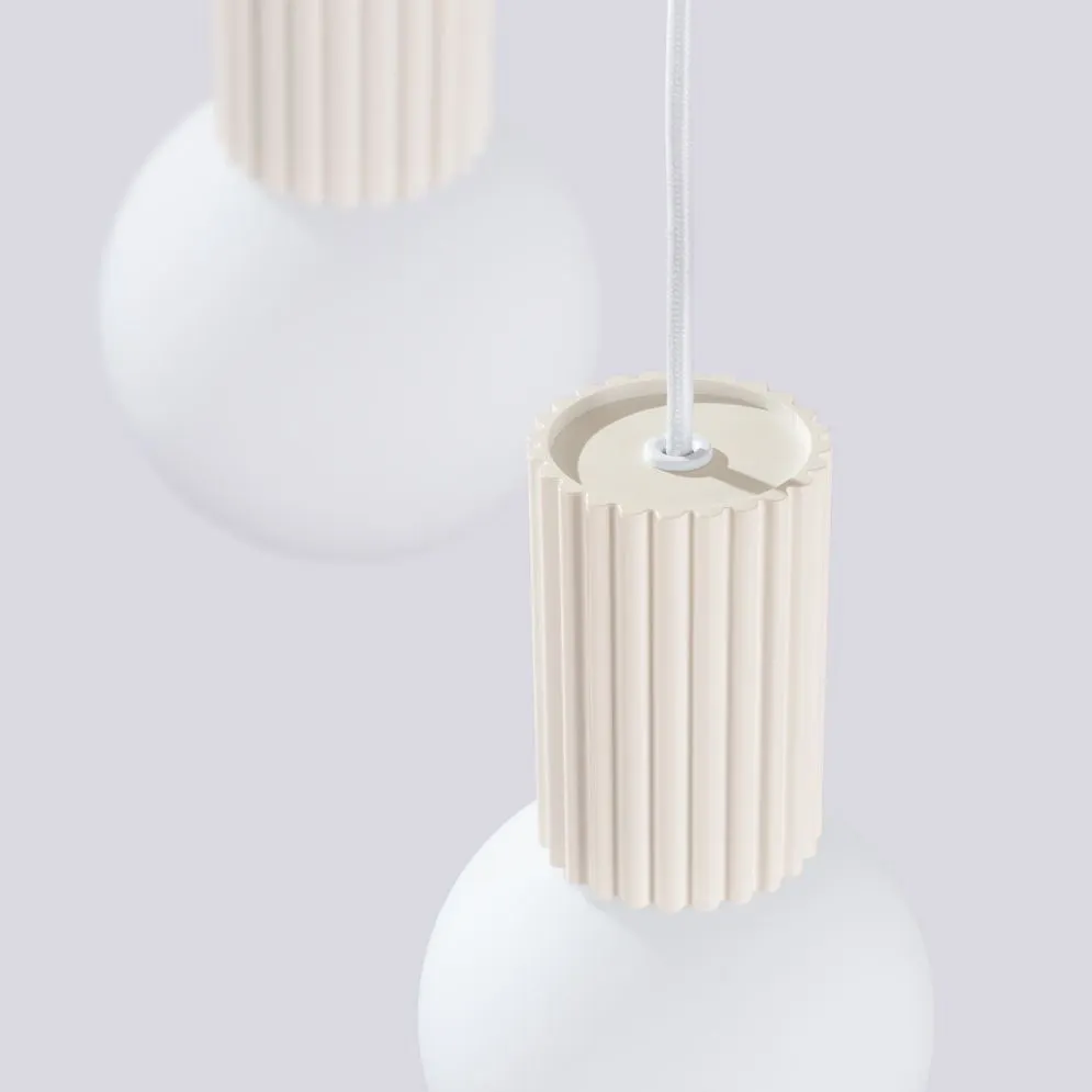 Lampa wisząca HALO 3P beżowa | sklep MIRAT  kolekcja halo