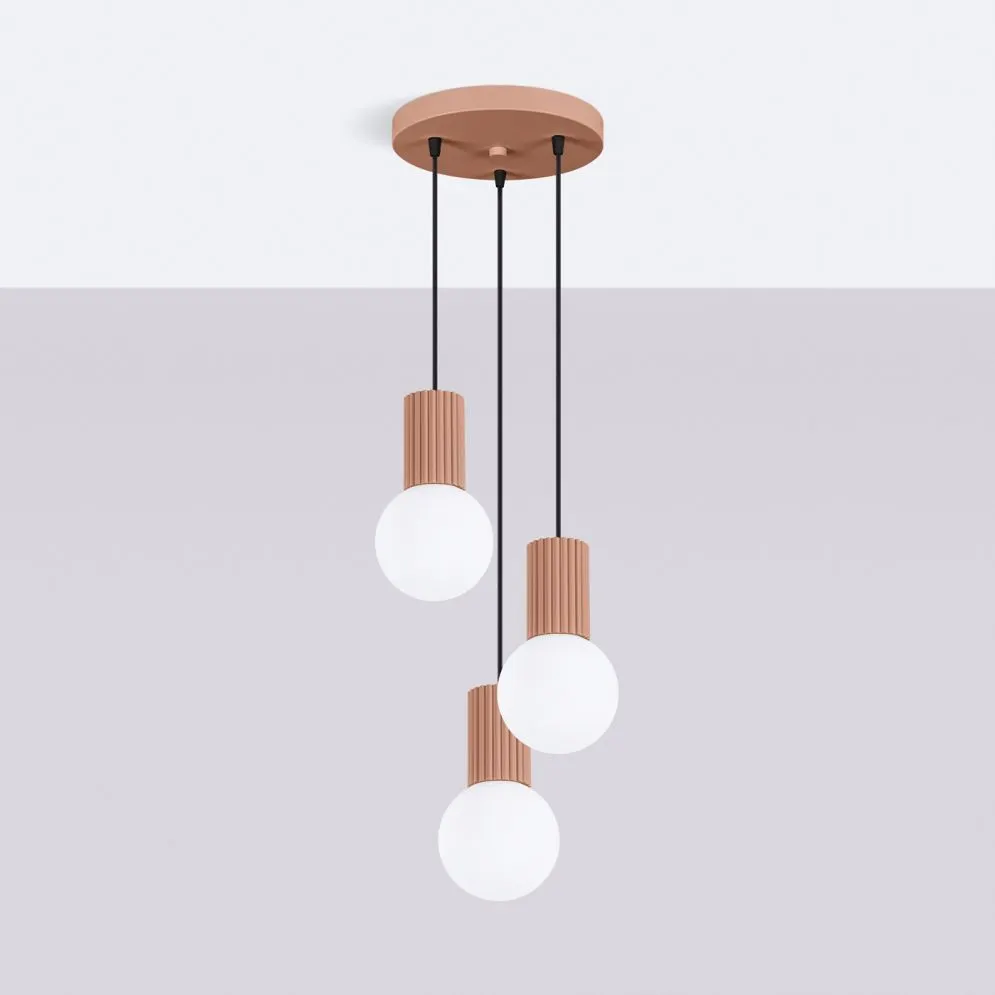 Lampa wisząca HALO 3P mocca | sklep MIRAT kolekcja halo