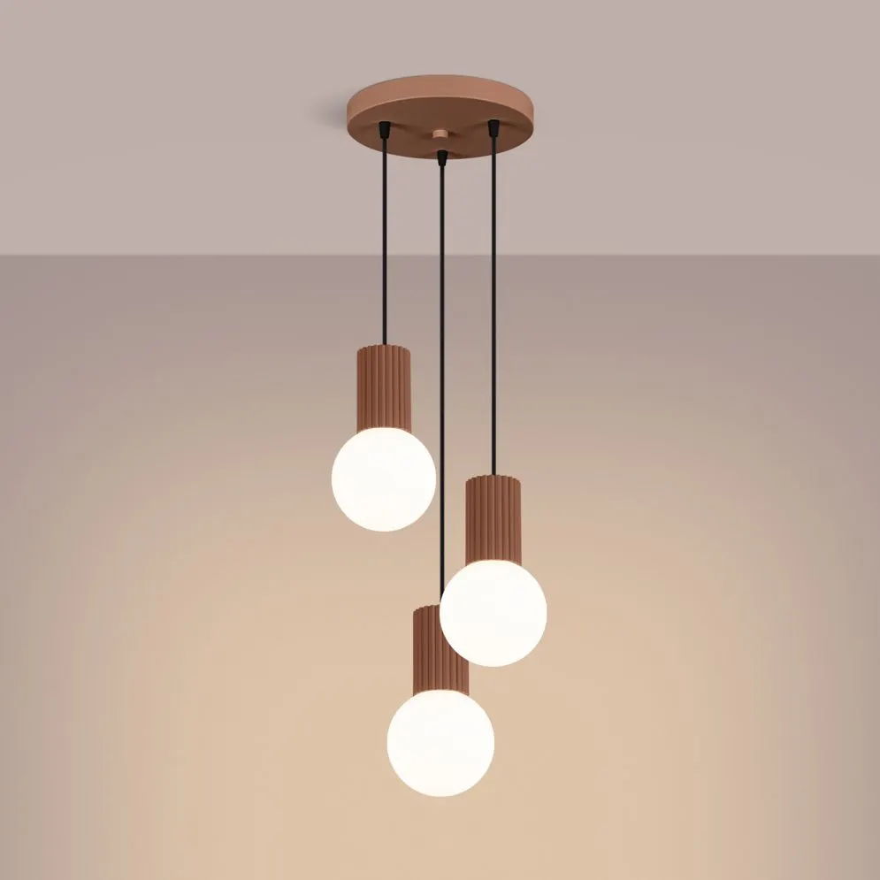 Lampa wisząca HALO 3P mocca | sklep MIRAT kolekcja halo