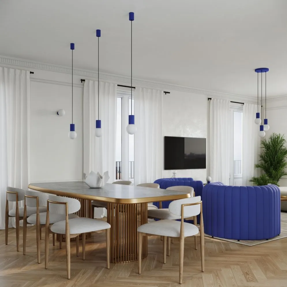 Lampa wisząca HALO 1 ultramaryna | sklep MIRAT kolekcja halo