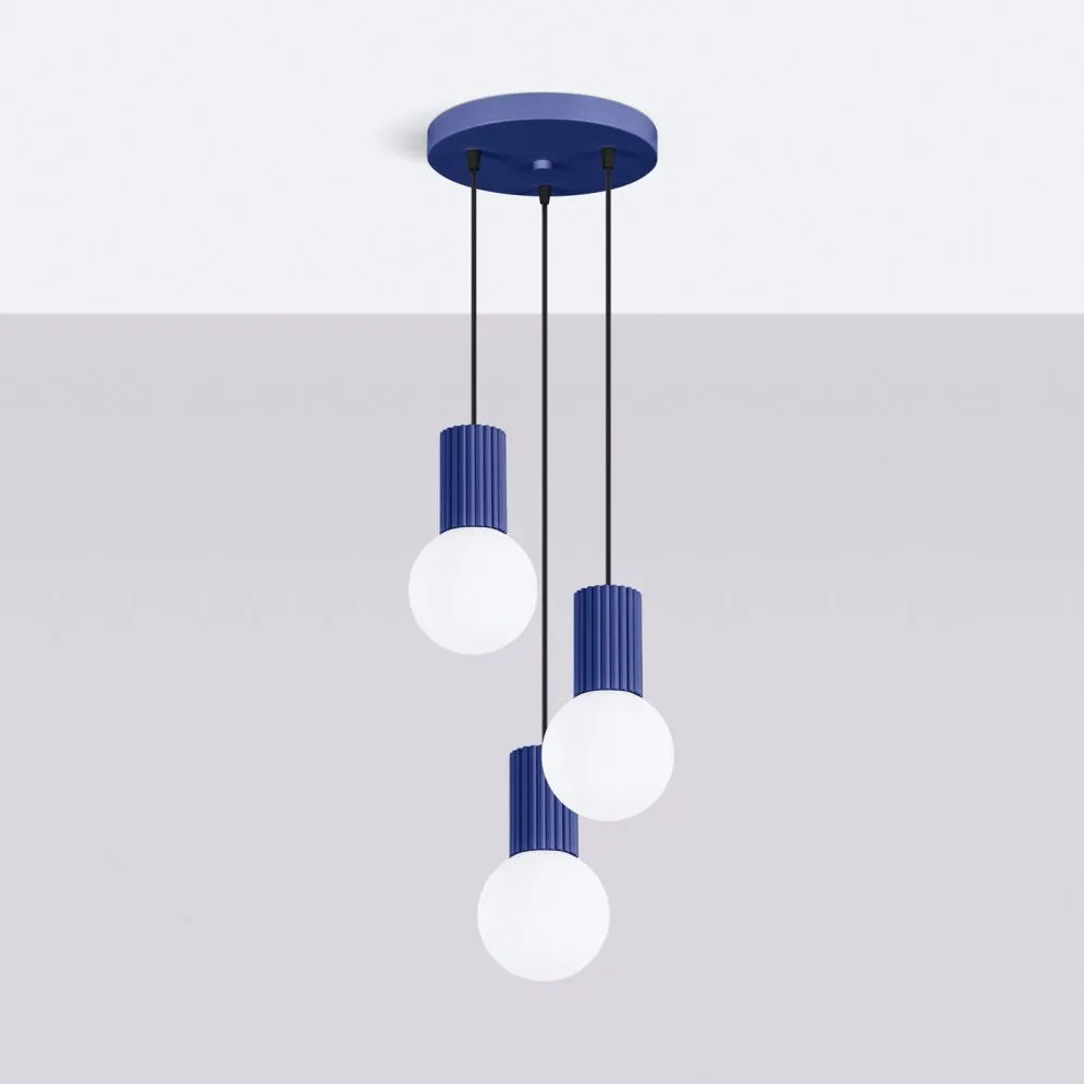 Lampa wisząca HALO 3P ultramaryna | sklep MIRAT  kolekcja halo