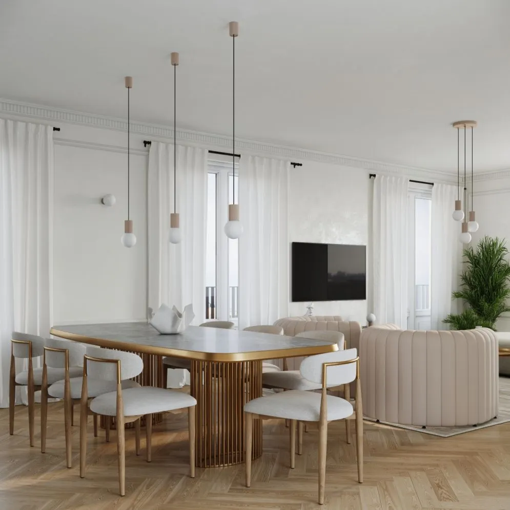 Lampa wisząca HALO 3P taupe | sklep MIRAT kolekcja halo