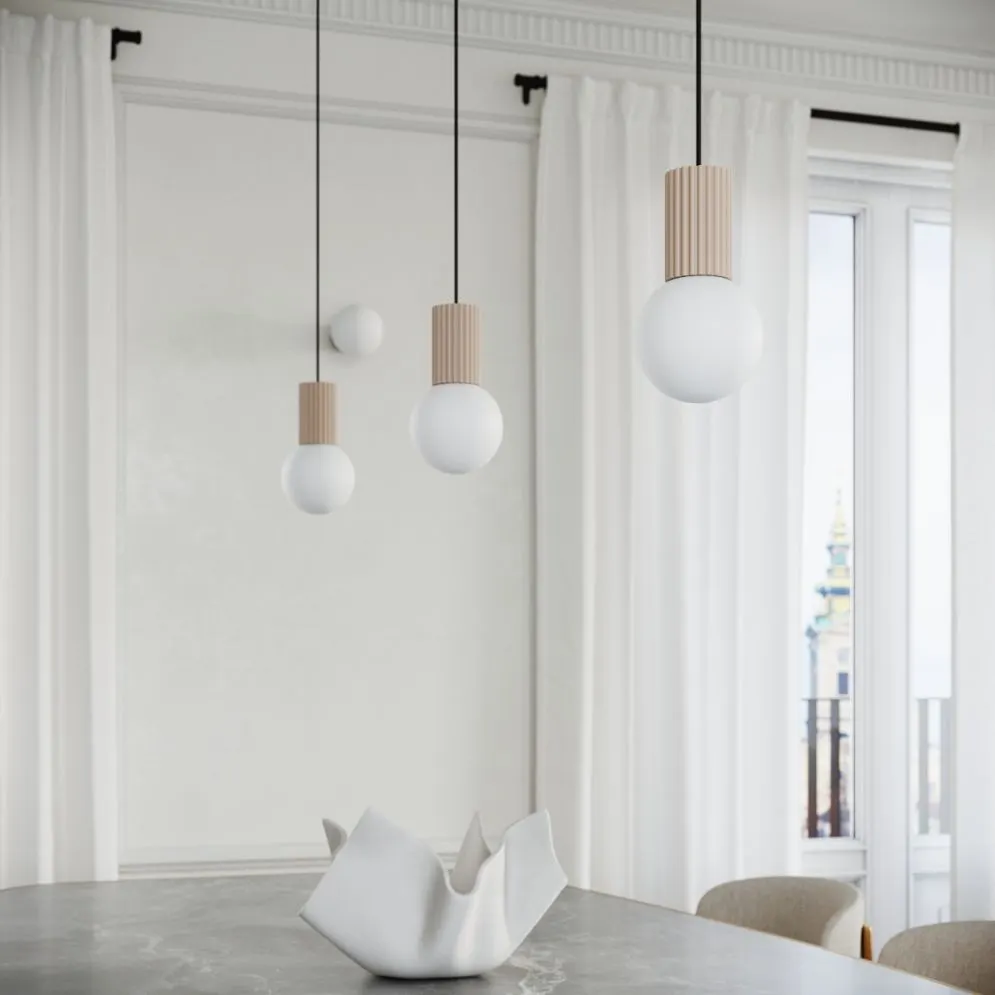 Lampa wisząca HALO 3P taupe | sklep MIRAT kolekcja halo
