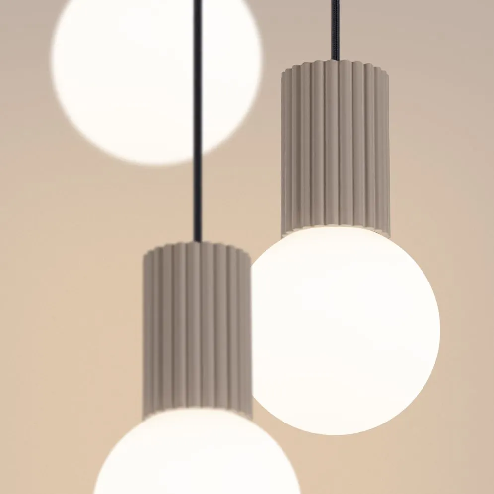 Lampa wisząca HALO 3P taupe | sklep MIRAT kolekcja halo