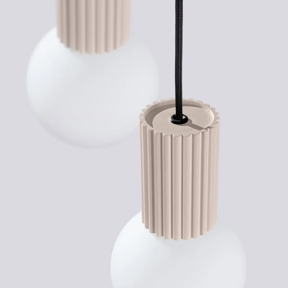 Lampa wisząca HALO 3P taupe | sklep MIRAT kolekcja halo