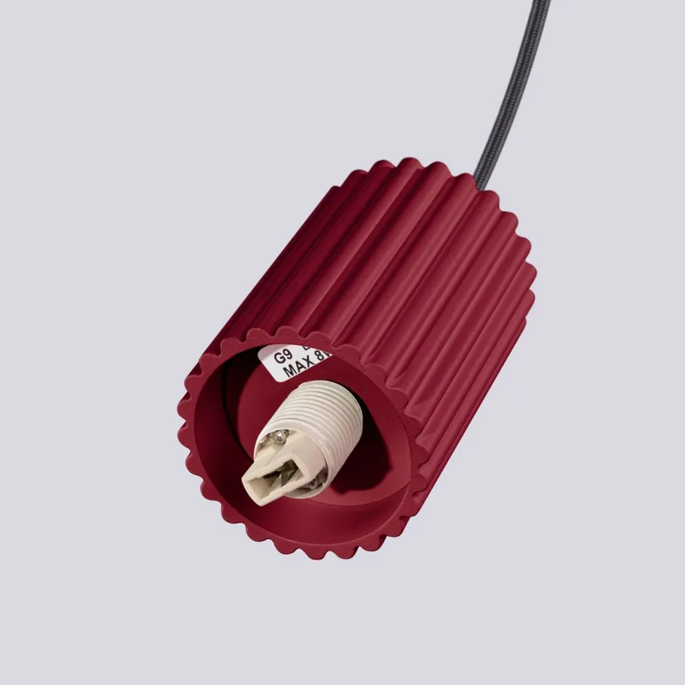 Lampa wisząca HALO 1 burgund | sklep MIRAT kolekcja halo