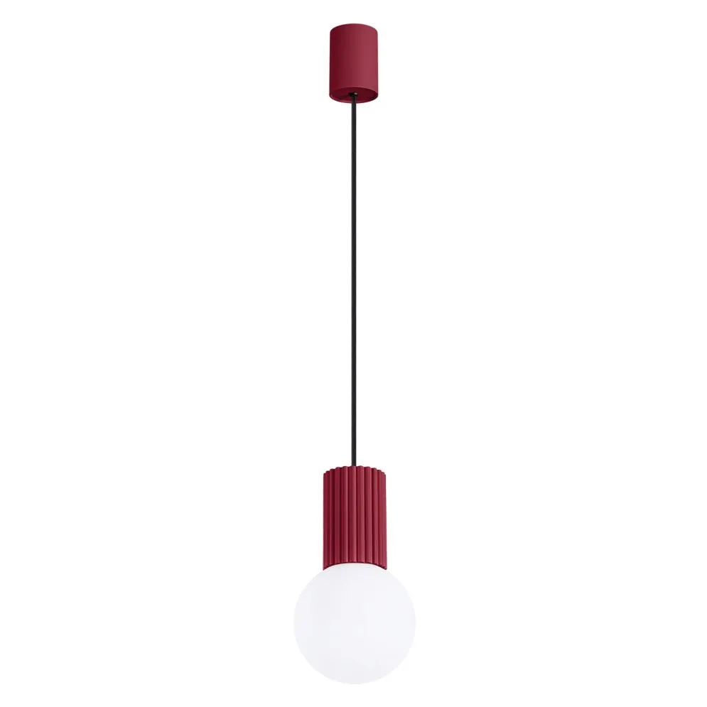Lampa wisząca HALO 1 burgund | sklep MIRAT kolekcja halo