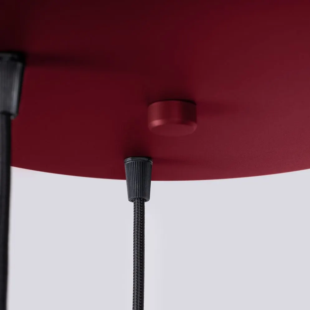 Lampa wisząca HALO 3P burgund | sklep MIRAT kolekcja halo