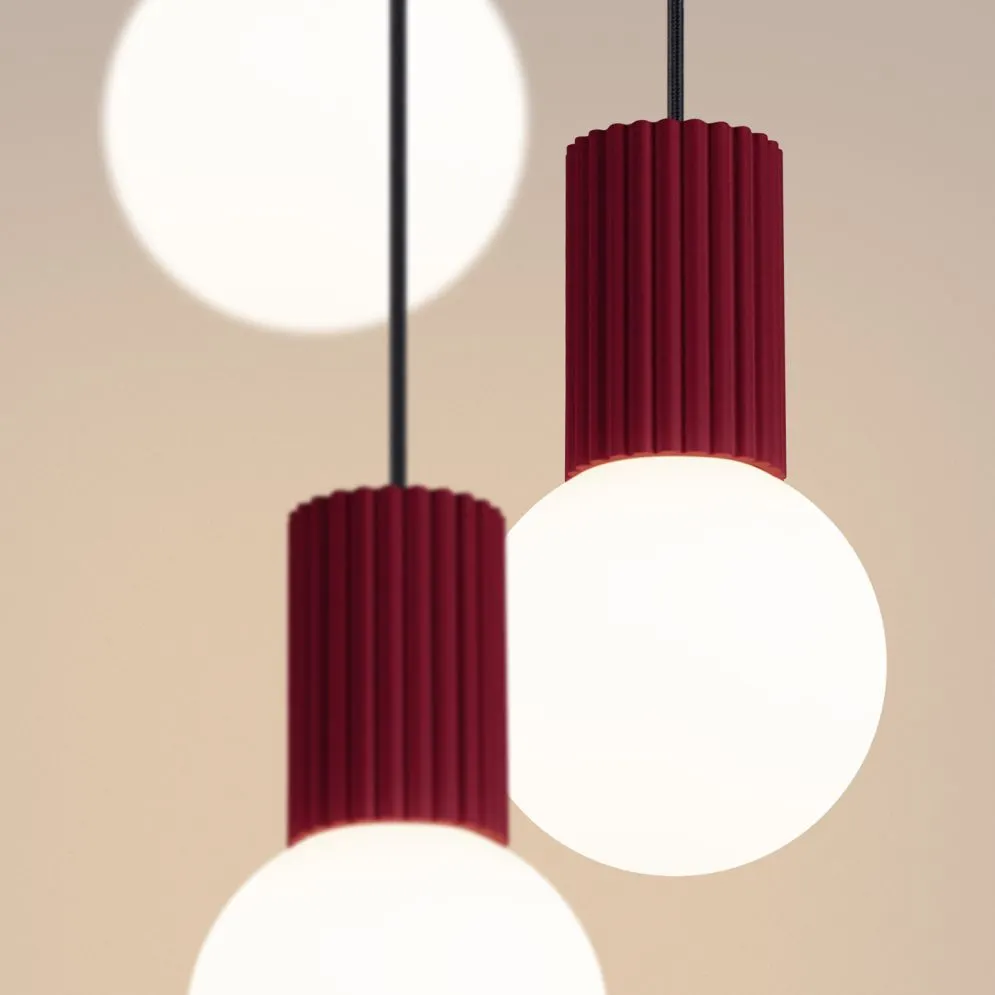 Lampa wisząca HALO 3P burgund | sklep MIRAT kolekcja halo