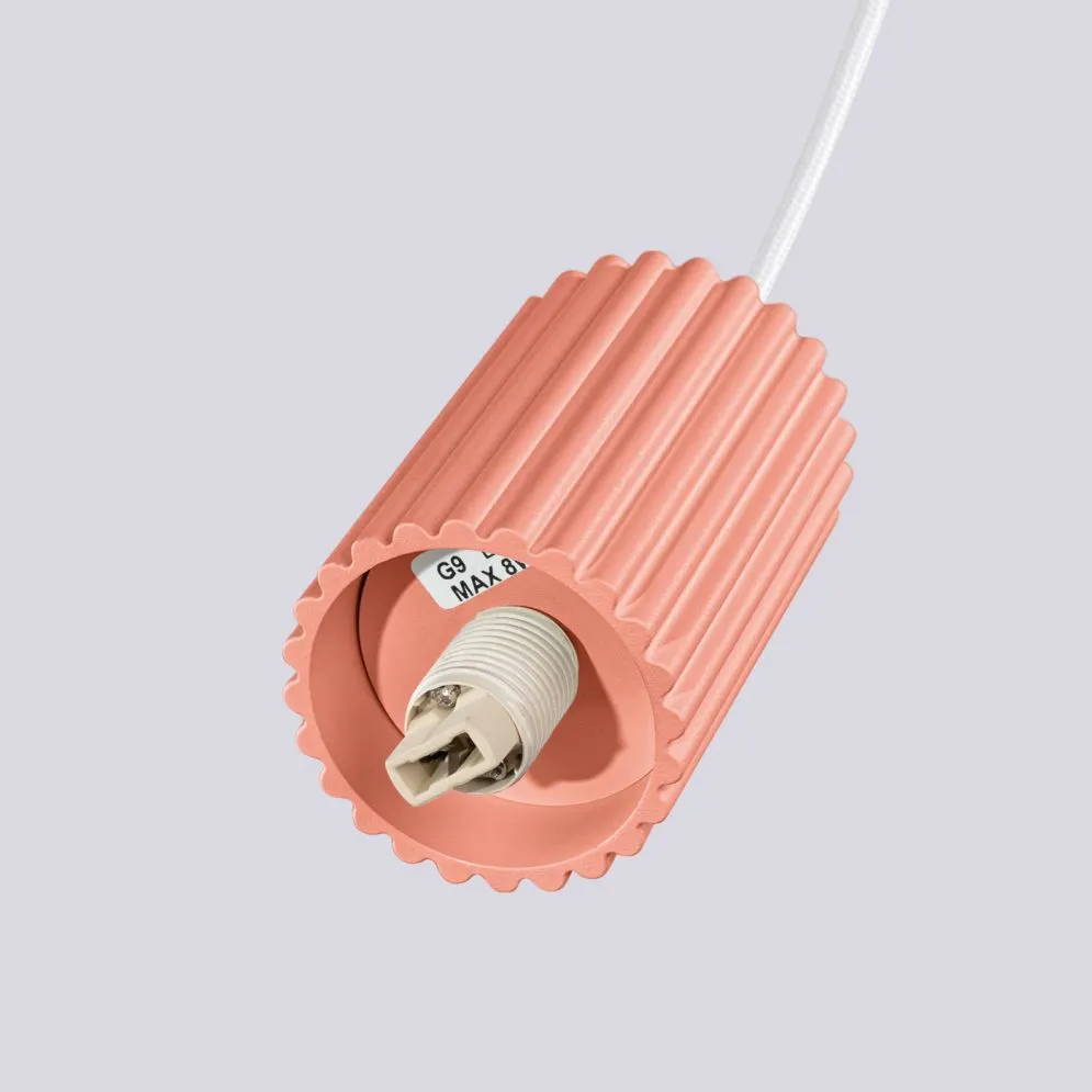 Lampa wisząca HALO 1 brzoskwiniowa | sklep MIRAT kolekcja halo