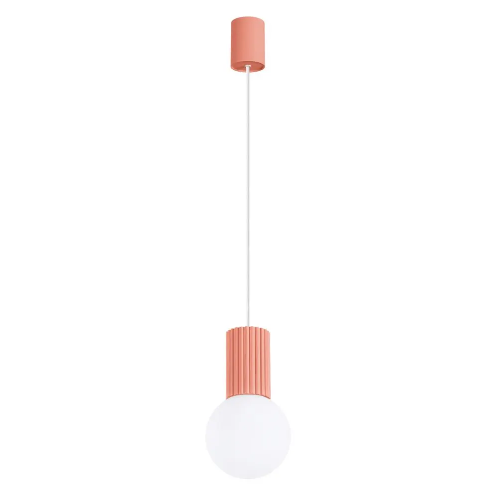 Lampa wisząca HALO 1 brzoskwiniowa | sklep MIRAT kolekcja halo
