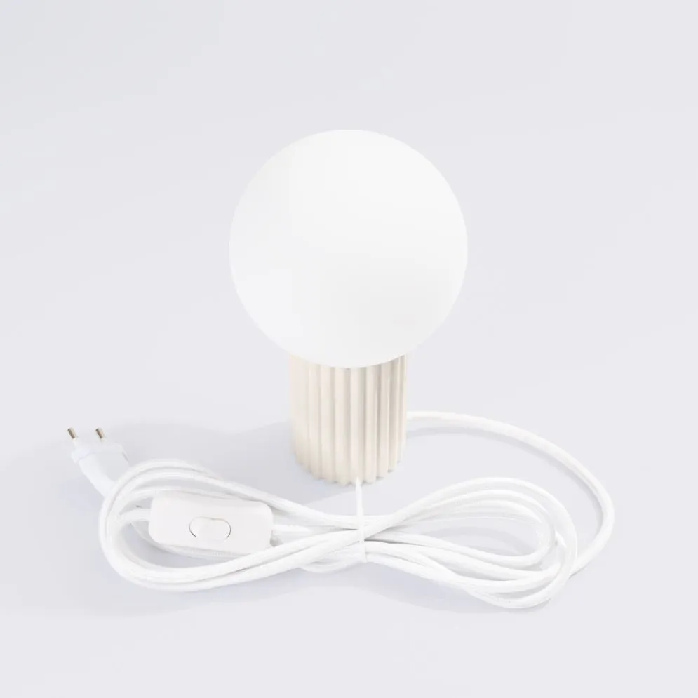 Lampa biurkowa HALO beżowa | sklep MIRAT kolekcja halo