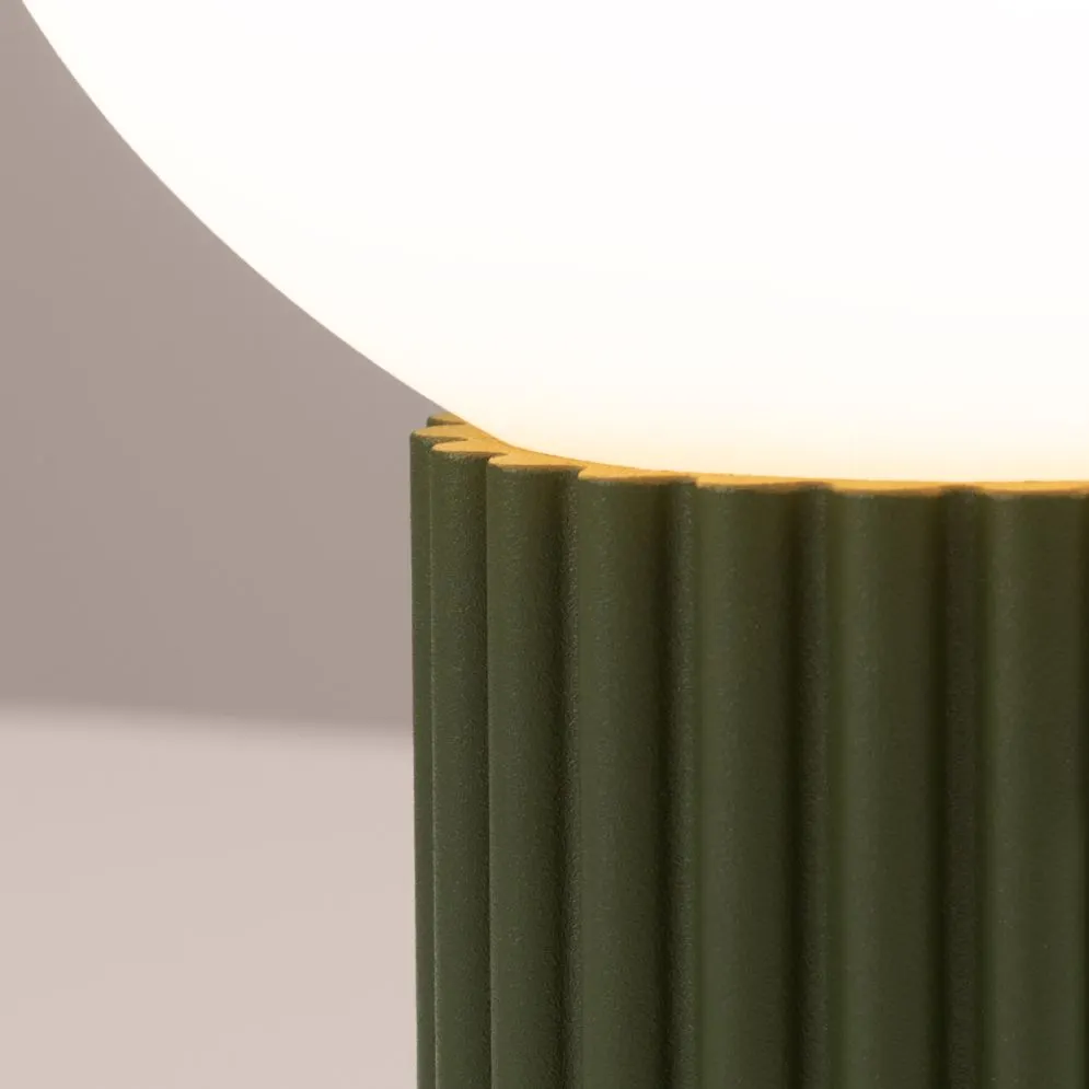 Lampa biurkowa HALO zielona oliwka | sklep MIRAT kolekcja halo