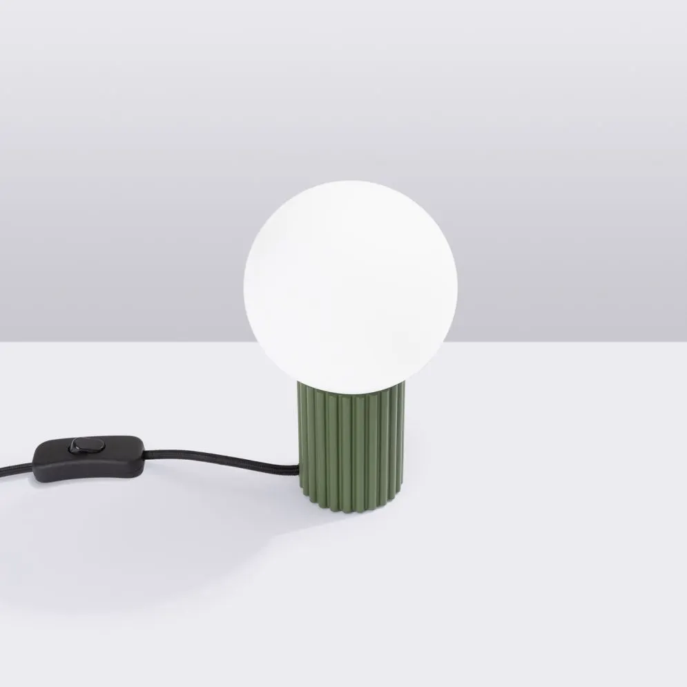 Lampa biurkowa HALO zielona oliwka | sklep MIRAT kolekcja halo