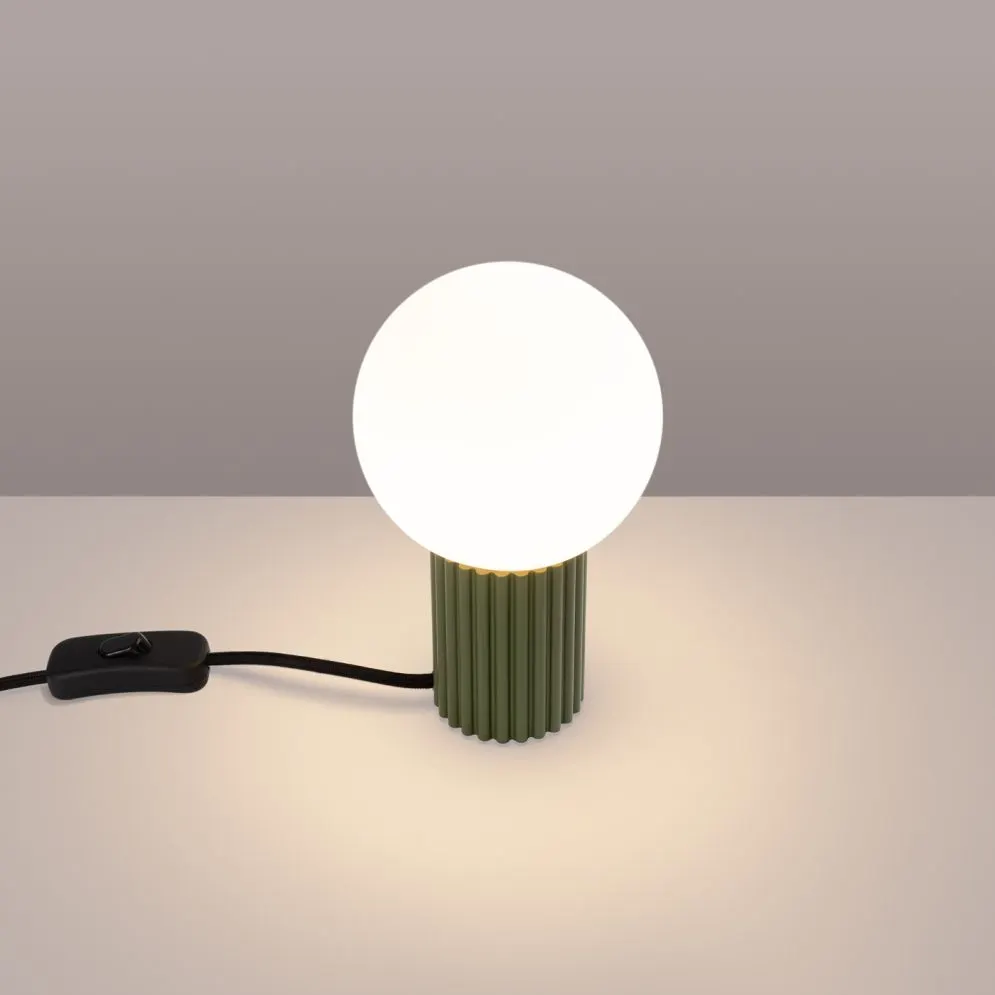 Lampa biurkowa HALO zielona oliwka | sklep MIRAT kolekcja halo