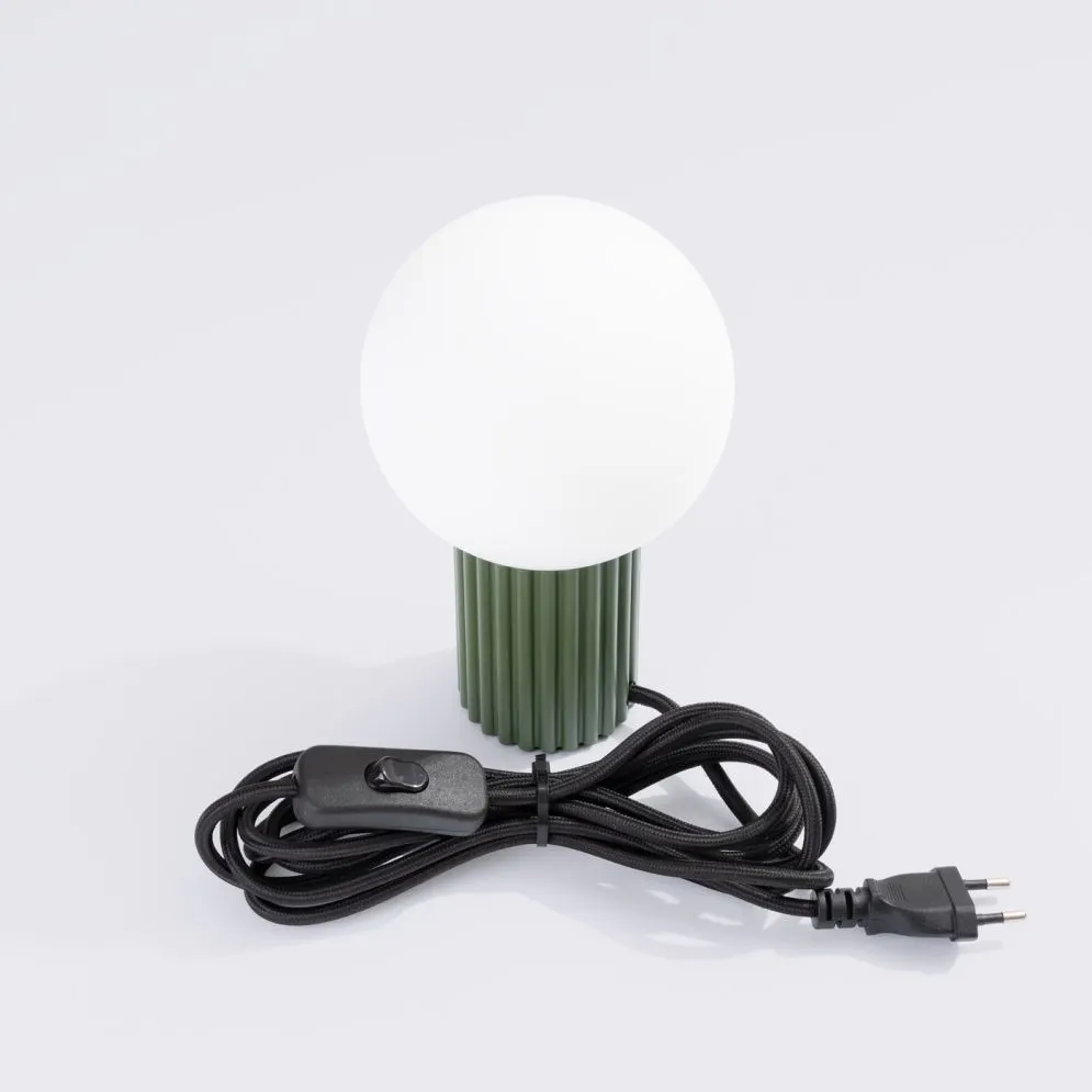 Lampa biurkowa HALO zielona oliwka | sklep MIRAT kolekcja halo