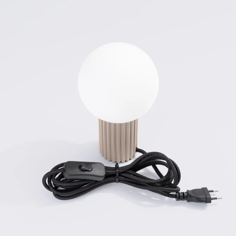 Lampa biurkowa HALO taupe | sklep MIRAT  kolekcja halo
