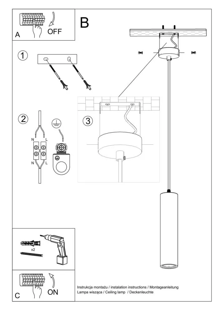 Lampa wisząca ceramiczna NANCY | sklep MIRAT kolekcja nancy