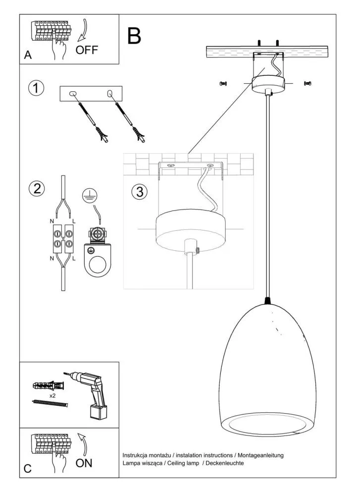 Lampa wisząca ceramiczna BUKANO | sklep MIRAT kolekcja bukano