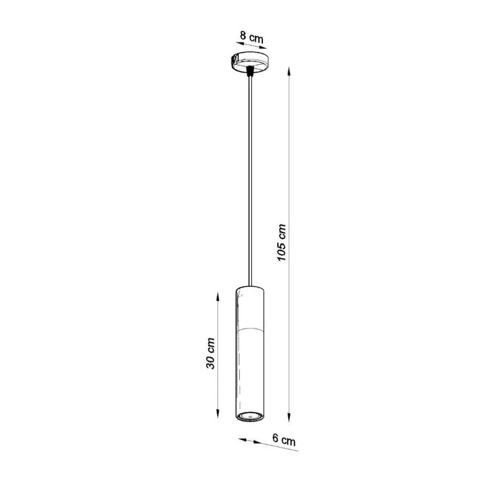 Lampa wisząca BORGIO 1 czarny | sklep MIRAT kolekcja borgio