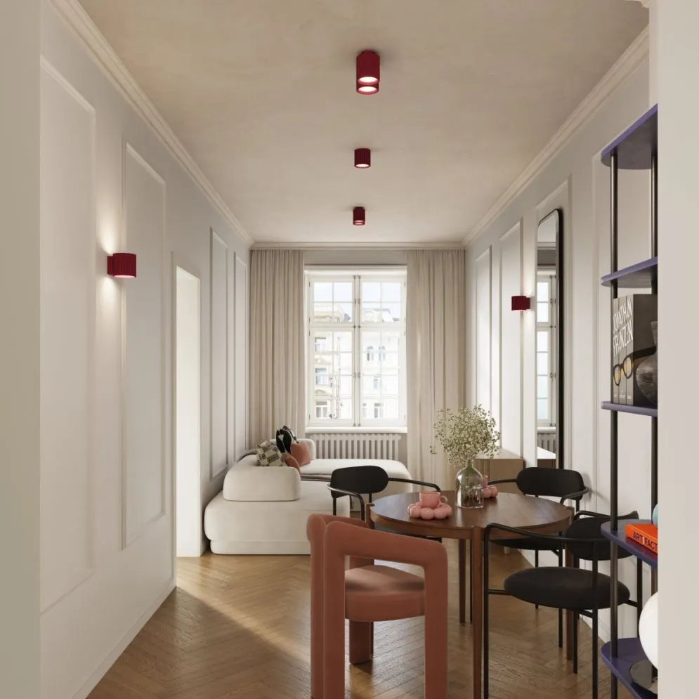Kinkiet AURA burgund G9 | sklep MIRAT kolekcja aura