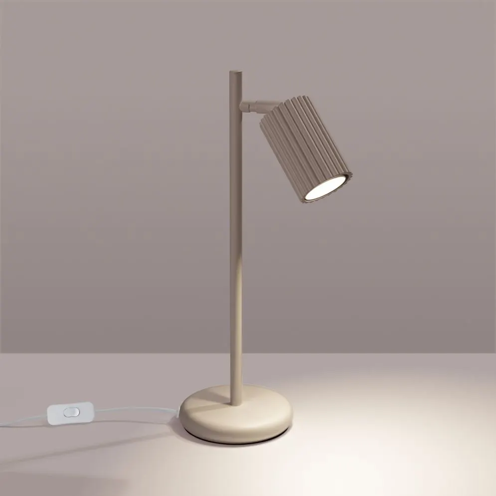 Lampa biurkowa KARBON taupe | sklep MIRAT  kolekcja karbon